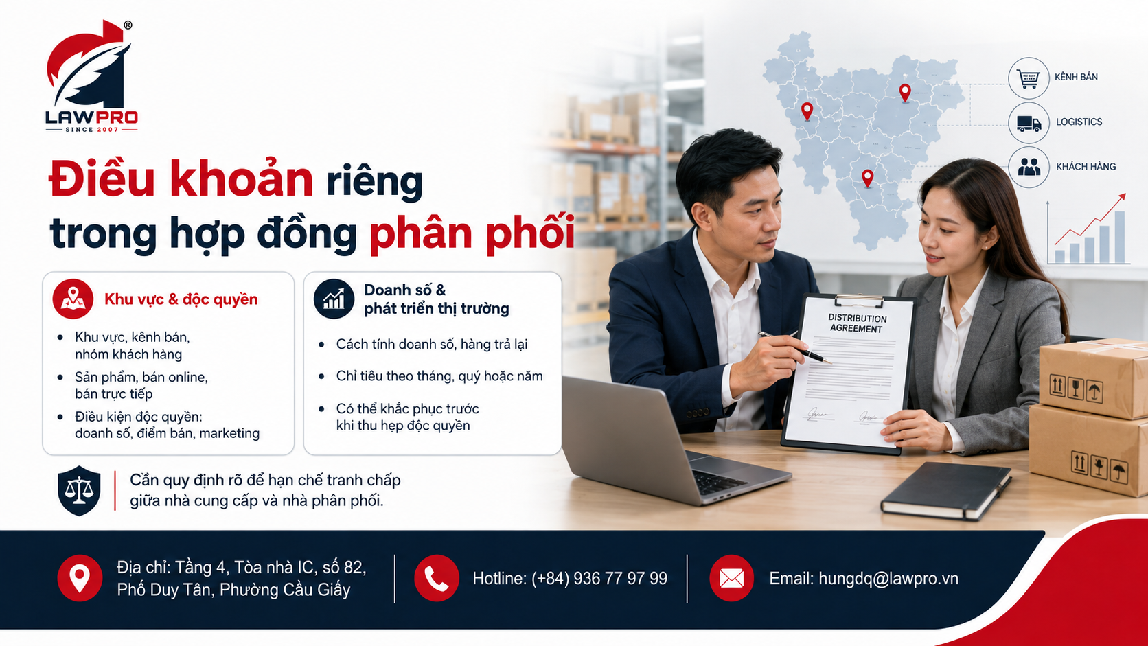 Điều khoản riêng trong hợp đồng phân phối